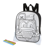 Colour-Me-In Truck Backpack