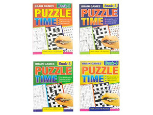 Adult Activity Book - Puzzle Time - BULK BUY
