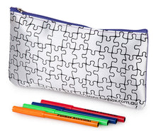 Load image into Gallery viewer, Colour-In Puzzle Pencil Case
