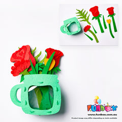 DIY Felt Flower In A Vase Kit