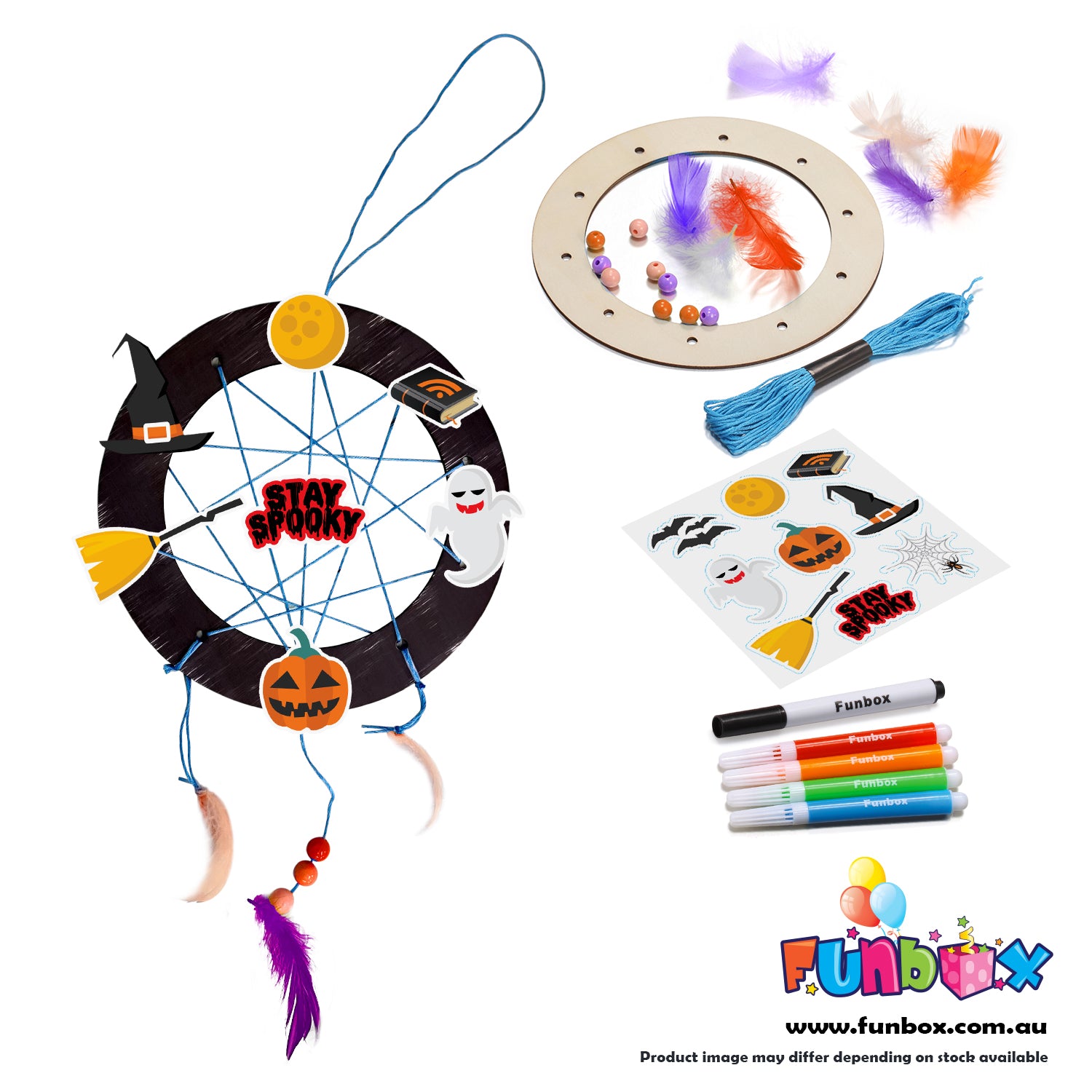 DIY Halloween Nightmare Catcher Kit
