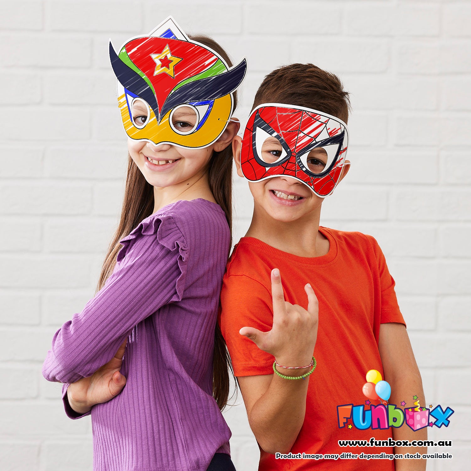 Spiderboy Colour-In Mask