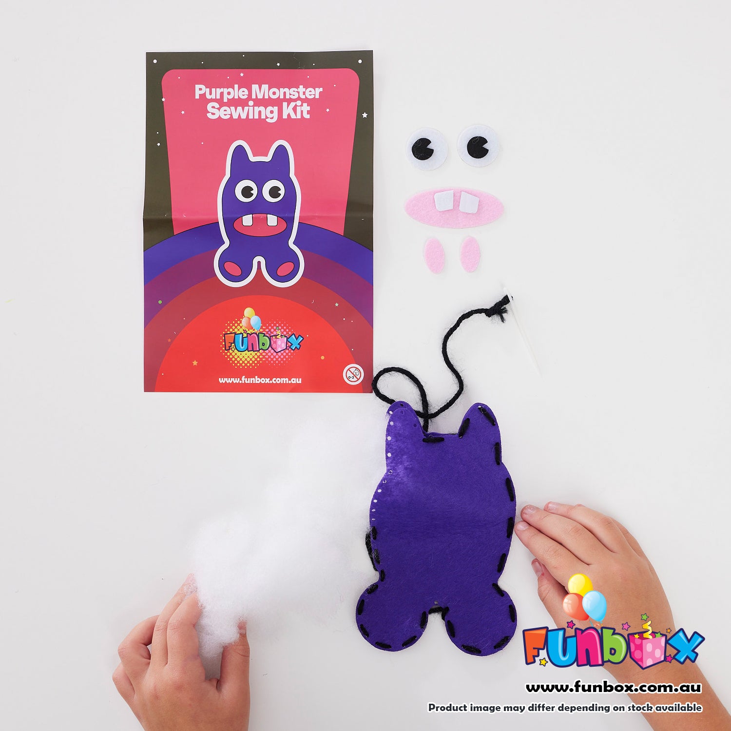 DIY Monster Sewing Kit - Purple