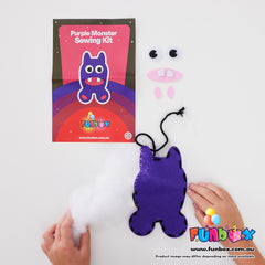 DIY Monster Sewing Kit - Purple