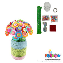 Load image into Gallery viewer, DIY Button Flower Vase Kit