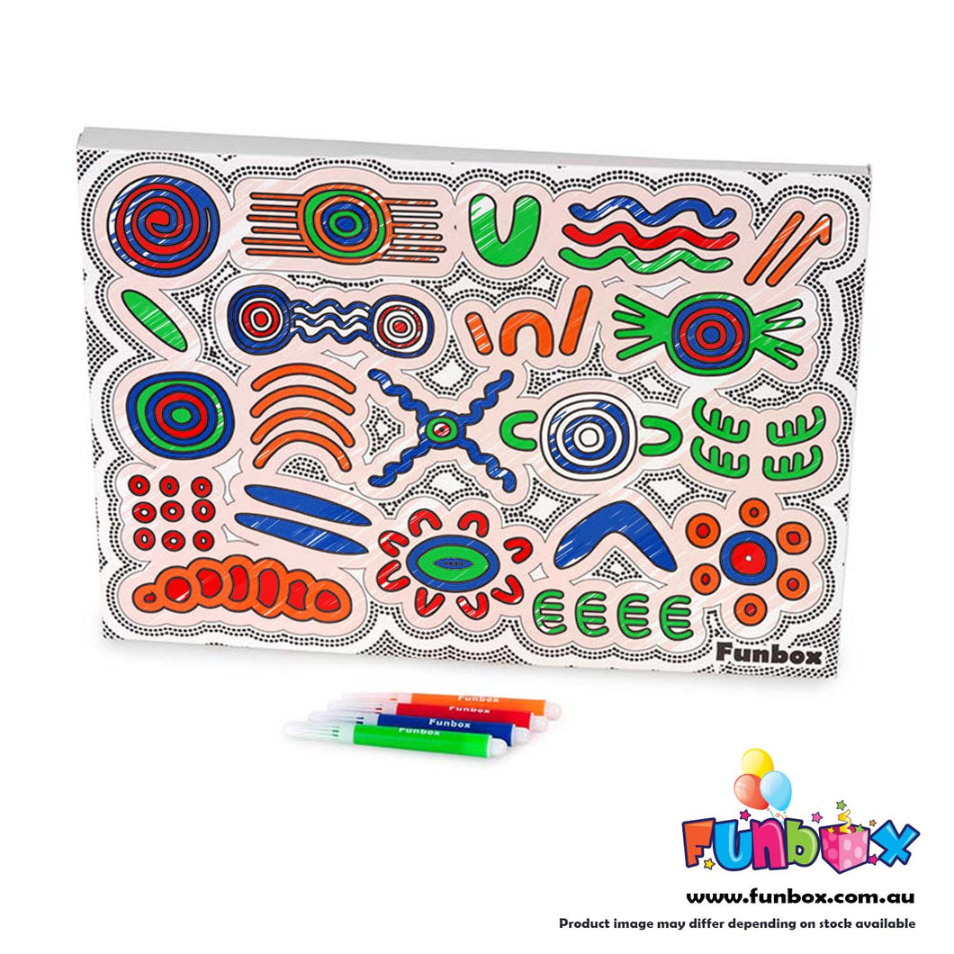 Indigenous Artboard with Markers