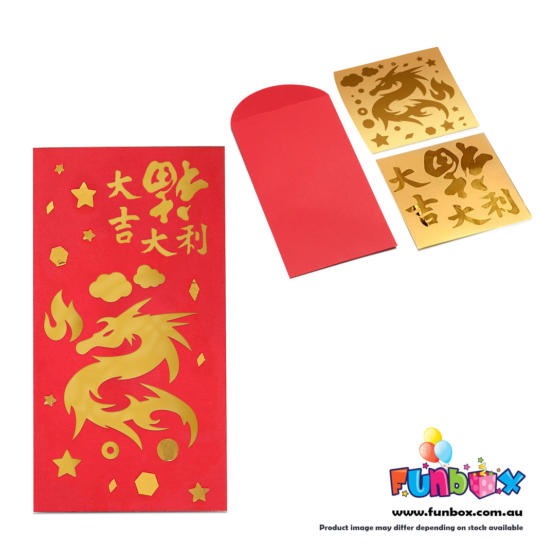 DIY CNY Red Envelope Kit - Year of the Dragon