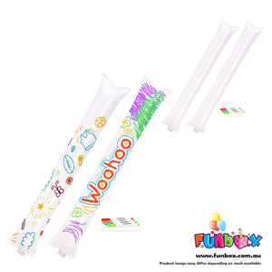 Colour-In Cheer Sticks with Markers