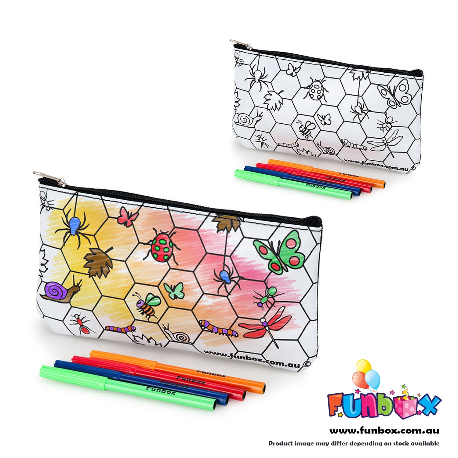 Colour-In Insect Pencil Case