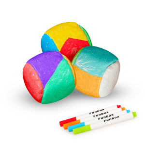 New! Colour-In Juggling Balls