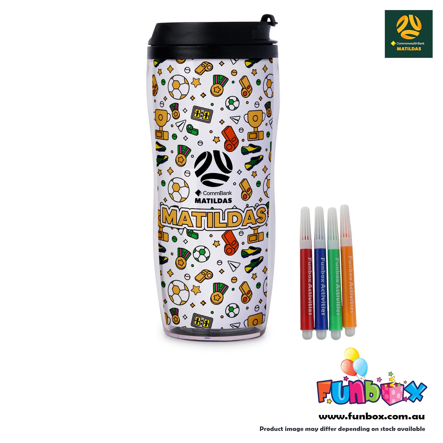 Matildas Colour-In Travel Mug