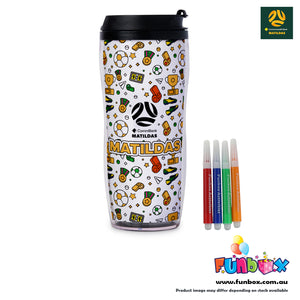 Matildas Colour-In Travel Mug - Pre-Order Now!