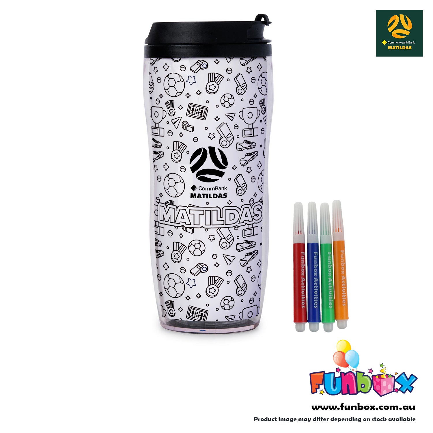 Matildas Colour-In Travel Mug
