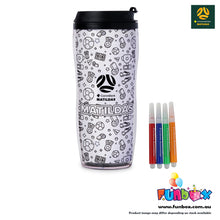 Load image into Gallery viewer, Matildas Colour-In Travel Mug - Pre-Order Now!