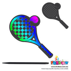 Tennis Racquet & Ball Magic Scratch Art