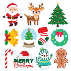 Christmas Sticker Sheets- Pack of 50