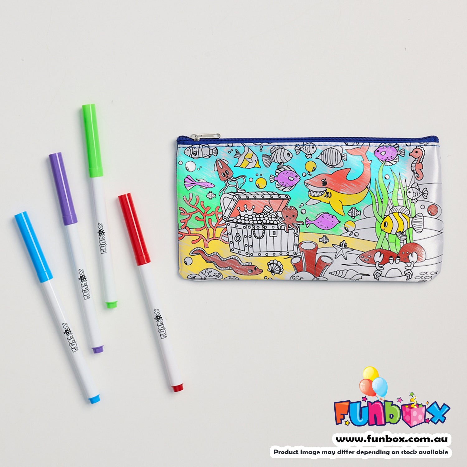 Colour-In Ocean Dreams Pencil Case
