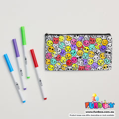 Colour-In Emoji Pencil Case