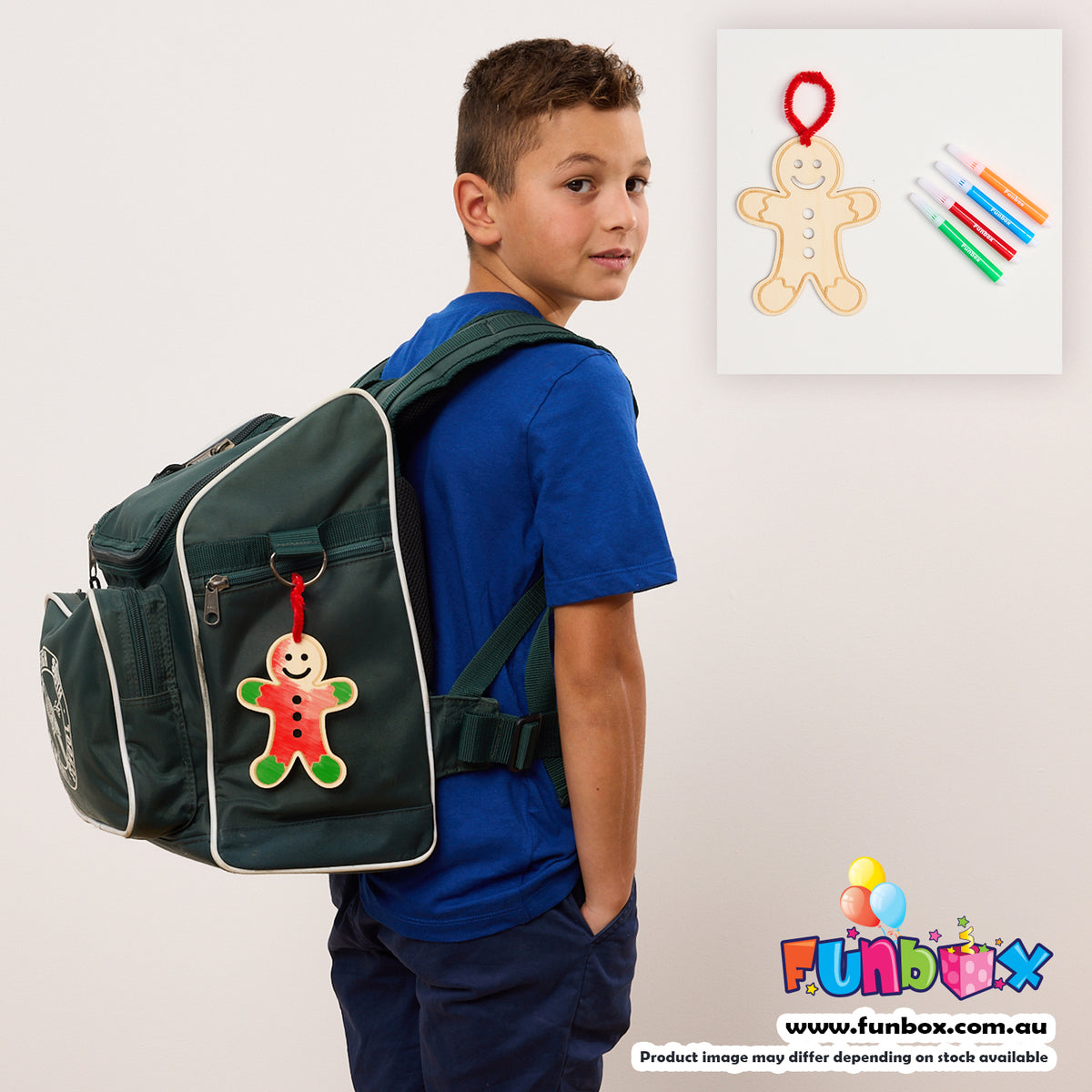 Gingerbread Man Bag Tag Kit
