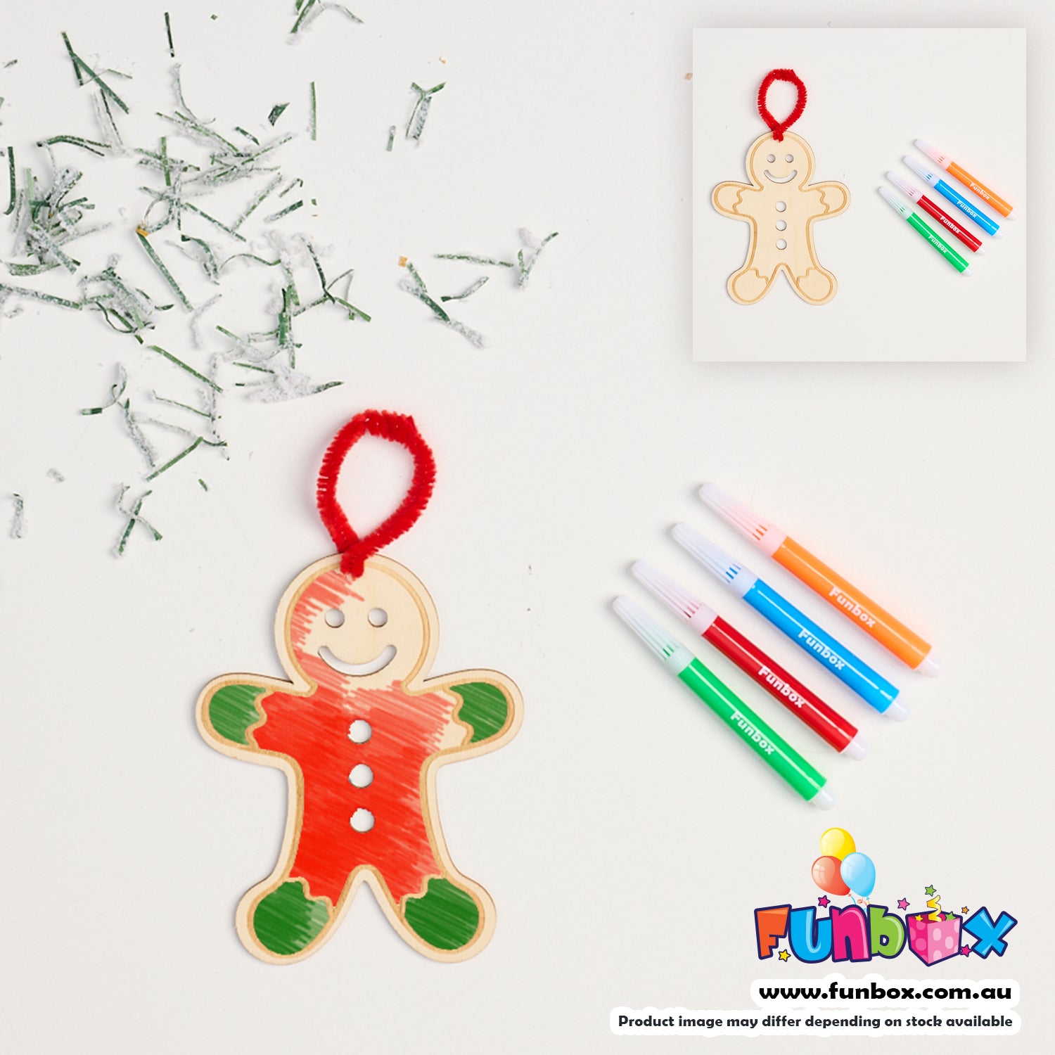 Gingerbread Man Tree Decoration Kit