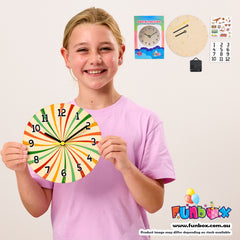 Back In Time Wooden Learning Clock