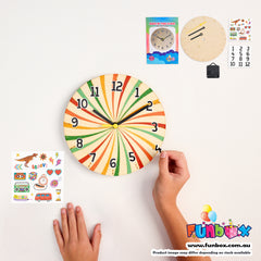Back In Time Wooden Learning Clock