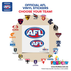 (20-PACK) AFL Licensed Team Logo Vinyl Stickers - Choose Your Team!