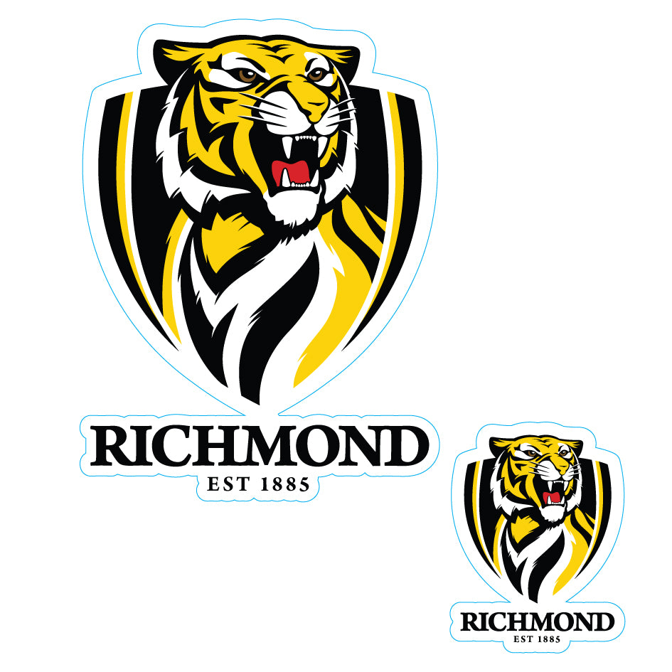 25% OFF BULK BUY SALE! (BULK -100 UNITS) AFL Licensed Team Logo Vinyl Stickers - Choose Your Team!