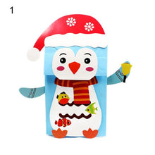 Load image into Gallery viewer, DIY Christmas Penguin Paper Bag Kit