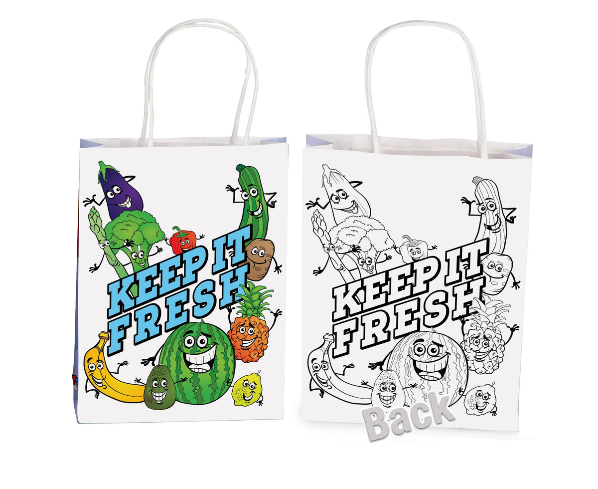 Eco-Friendly Activity Bags - Budget Healthy Eating (250 Pack) 89c per unit