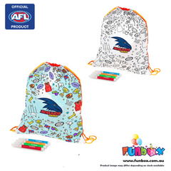 50% OFF: AFL Licensed ADELAIDE CROWS Drawstring Backpack (OLD LOGO)
