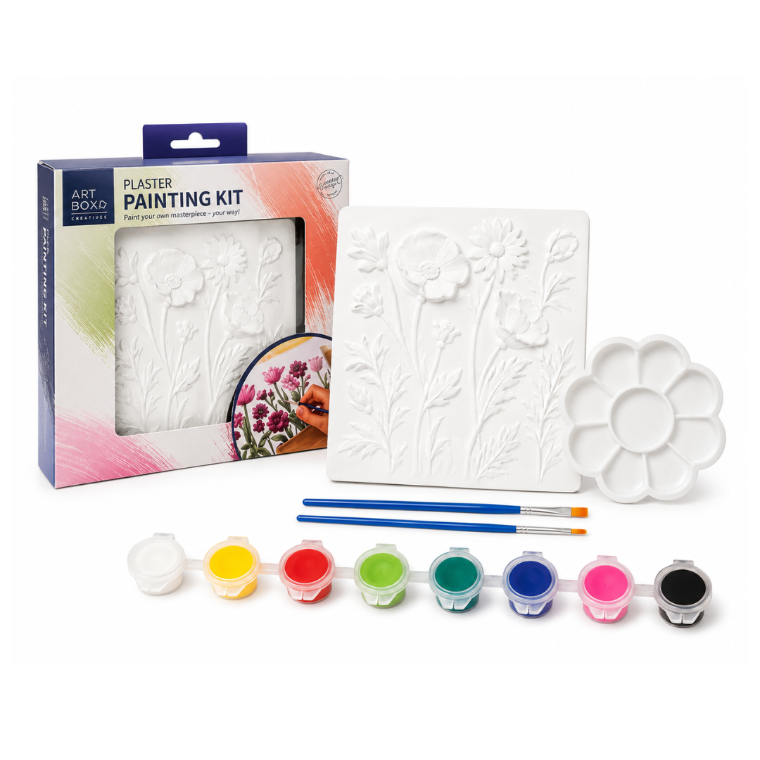 Floral Plaster Painting Kit
