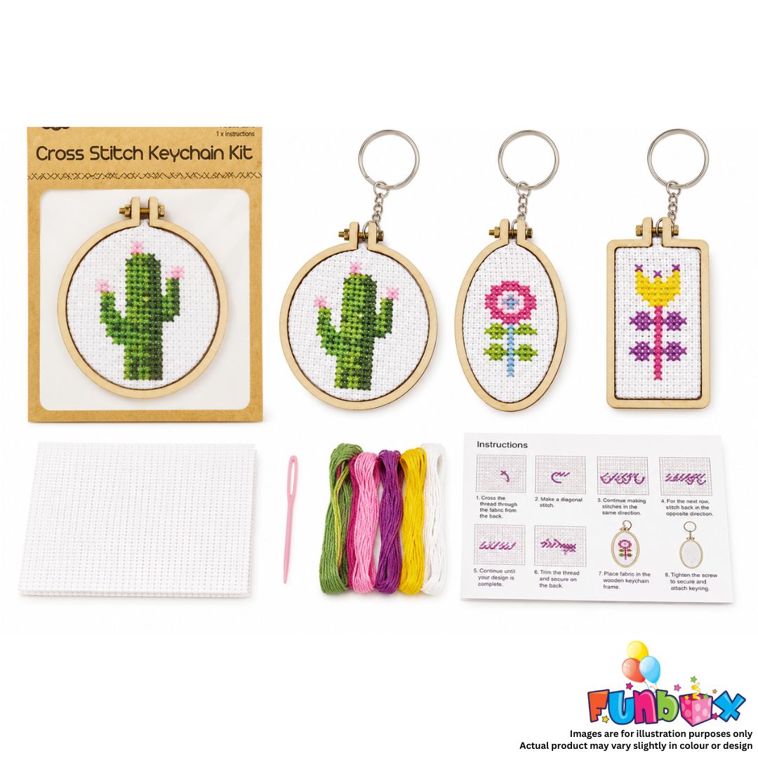 Craft Cross Stitch Key Ring Kit