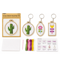 Craft Cross Stitch Key Ring Kit