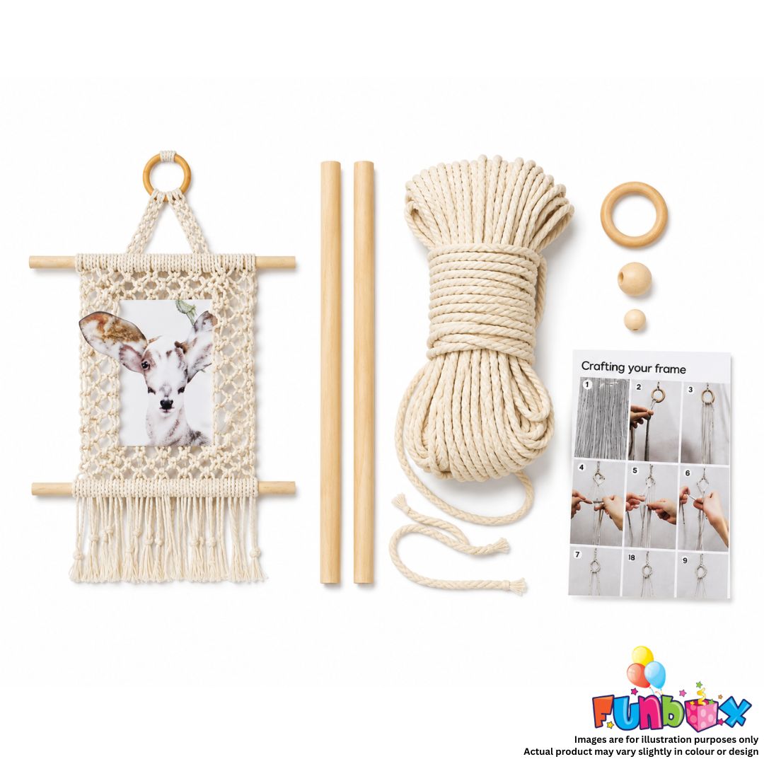 DIY Macramé Hanging Photo Frame Kit