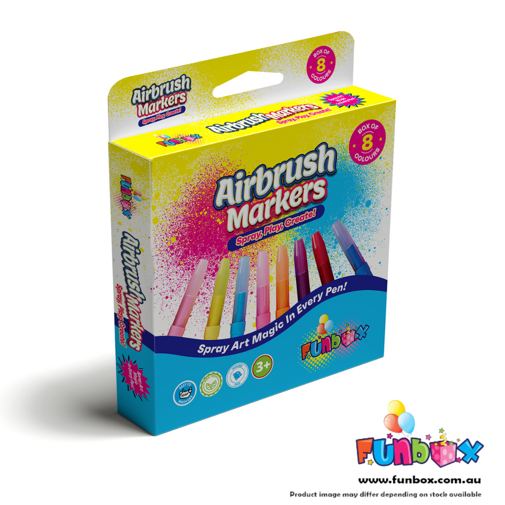 Octopus Stackable Markers Reversible Mood Octopus Plushy Kit with Airbrush Markers – funbox.com.au