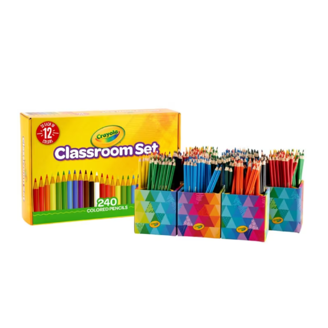 Crayola Classroom Coloured Pencils – Pack of 240