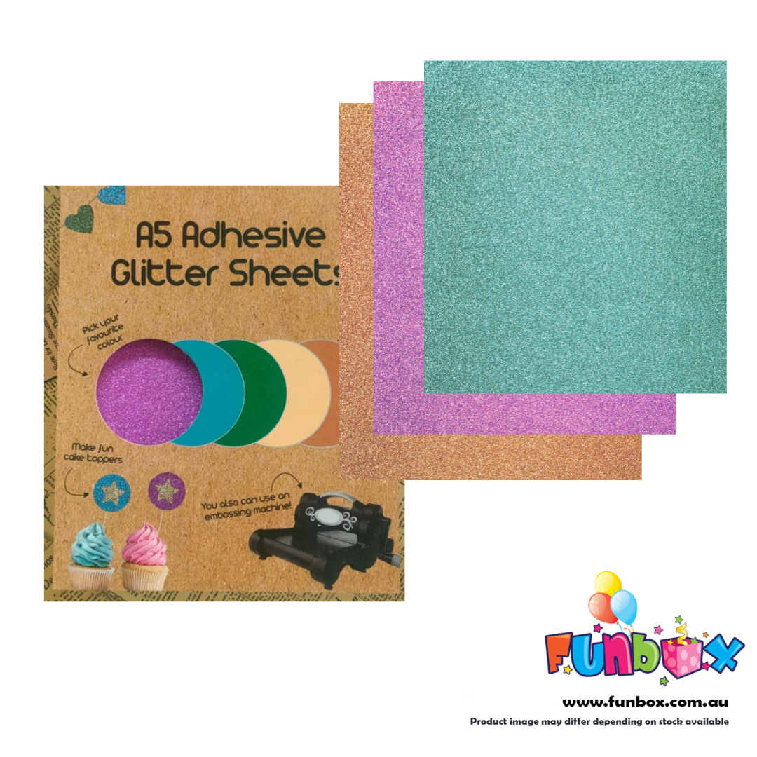 A5 Glitter Sheets -  Sparkle Up Your Creativity!