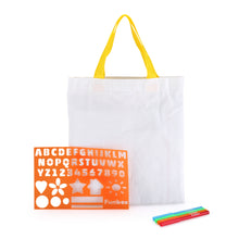 Load image into Gallery viewer, Graffiti Spray Markers with Canvas Tote Bag and Stencils