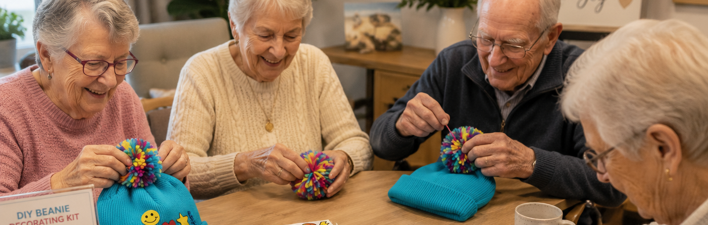 Beanie and DIY Pom-Pom Kit