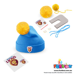Beanie & Pom Pom Kit in AFL Colours - Choose Your Team! (10-PACK)