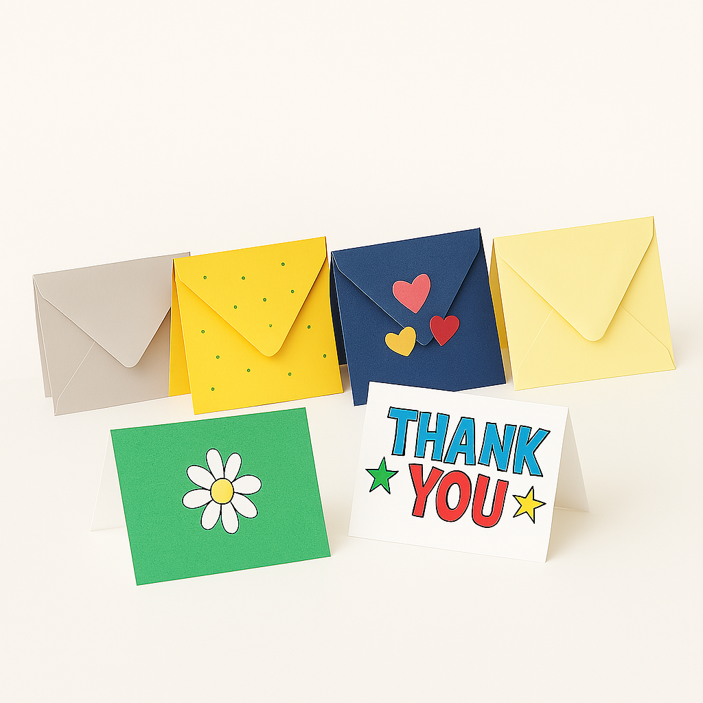 Card & Envelope Set - Small in Size, Big on Charm!