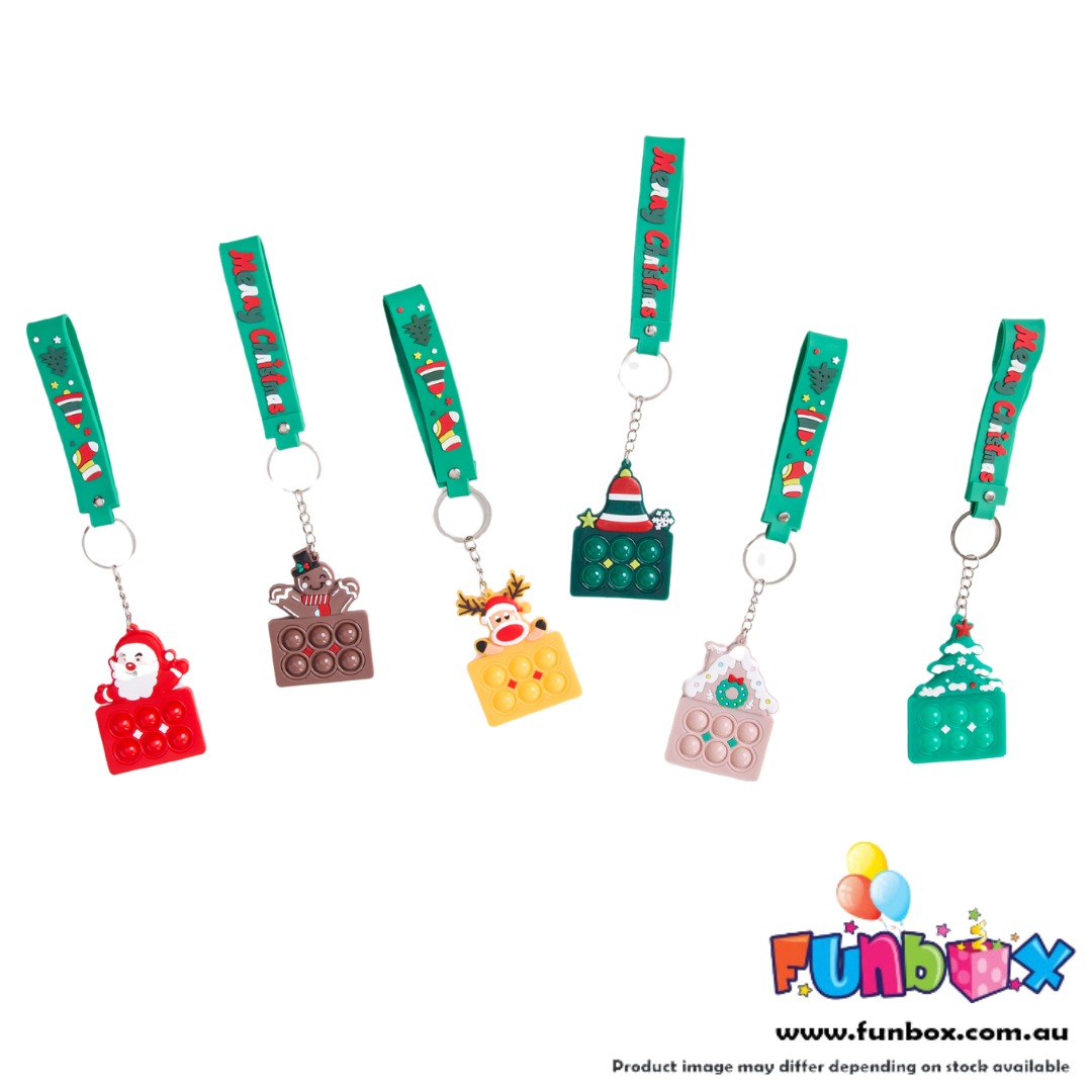 Christmas Poppit Keychain