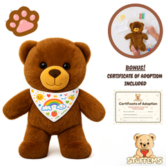 Pre-Order! Coco Teddy Stuffems (with Bandana)