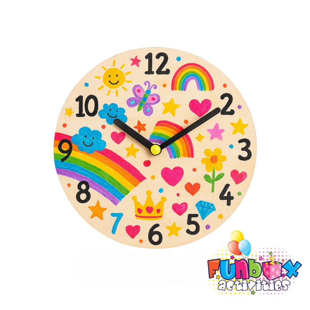 Back In Time Wooden Learning Clock