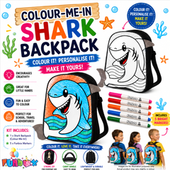 Colour-Me-In Shark Backpack Kit