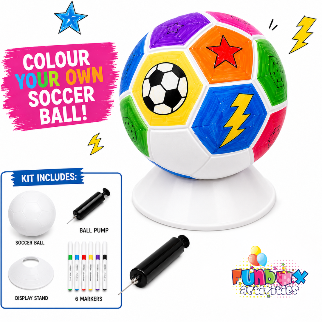 Soccer Ball Colouring Kit