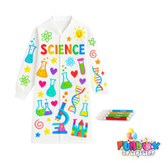 DIY Kids Lab Coat (One size fits most - Ages 4-10)
