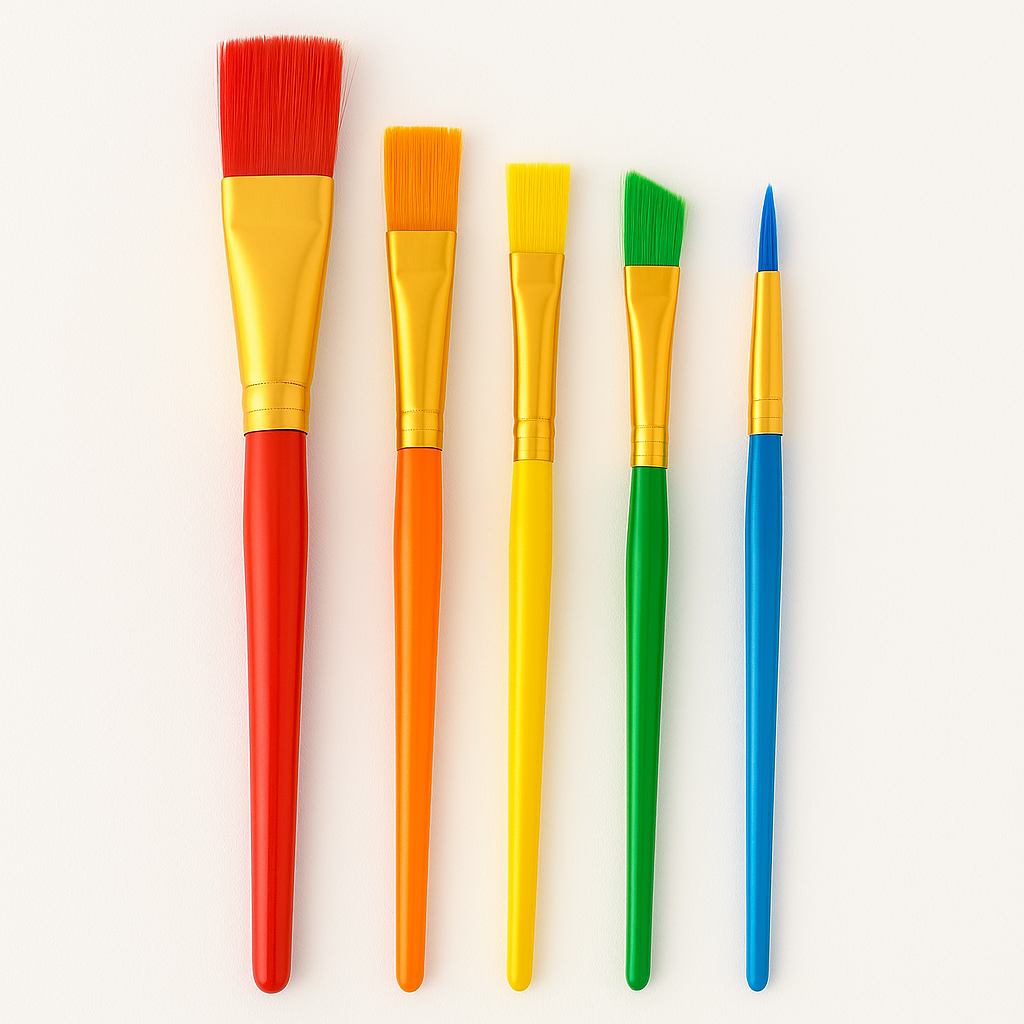 Medium Artist Paint Brushes Set