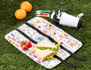Sustainable Sandwich Keeper with Fabric Markers